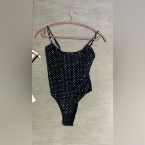 Zara Black Polka Dot Sweater